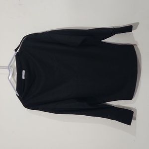 Black boat neck sweater